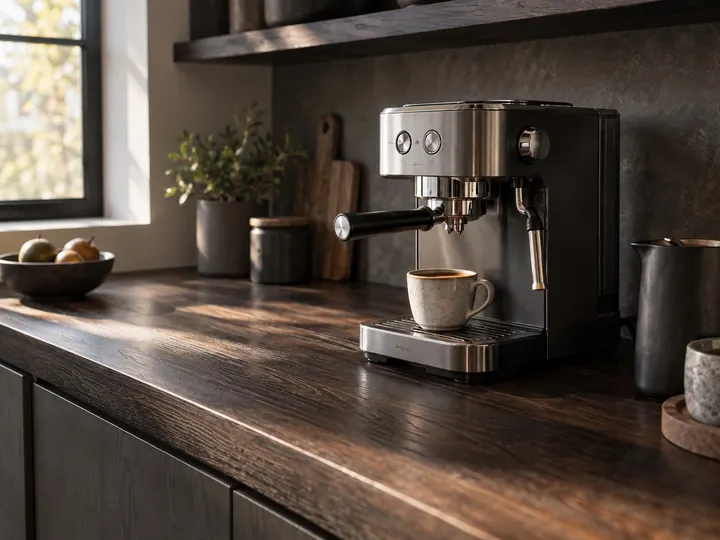 Coffee equipment for a personal shopping request